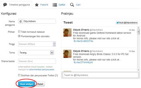 widget facebook twitter buat blog widget facebook twitter buat blog